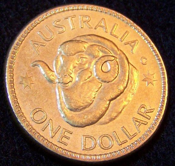 Mintage-For-2011-$1-Australian-Wool-/-Merino-Ram-/-Shilling